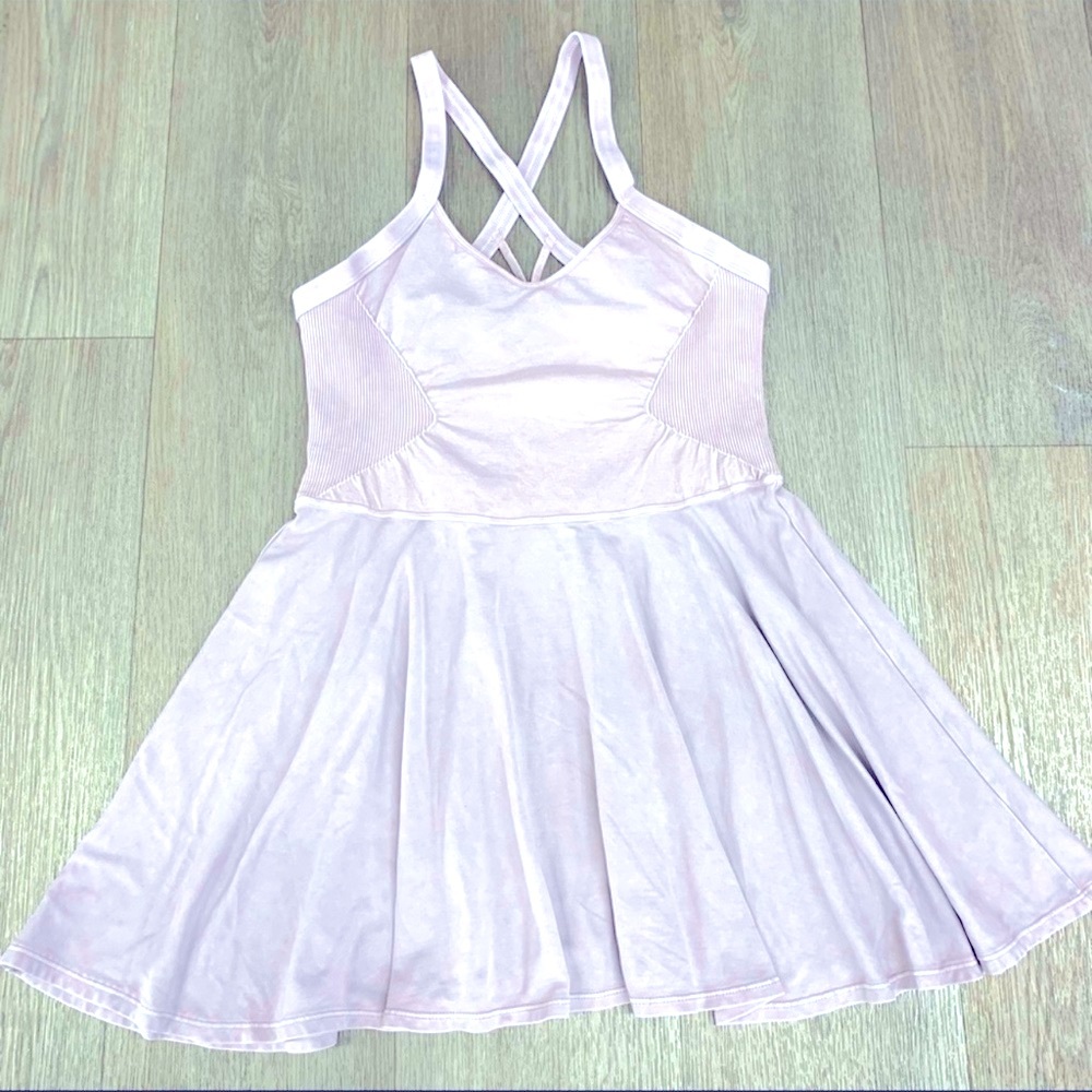NEW Free People Good Karma Dress In WASHED GRAPE - Picture 7 of 11